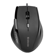 Мышь проводная Defender Accura MM-362,6 кнопок, 800-1600 dpi,  черный