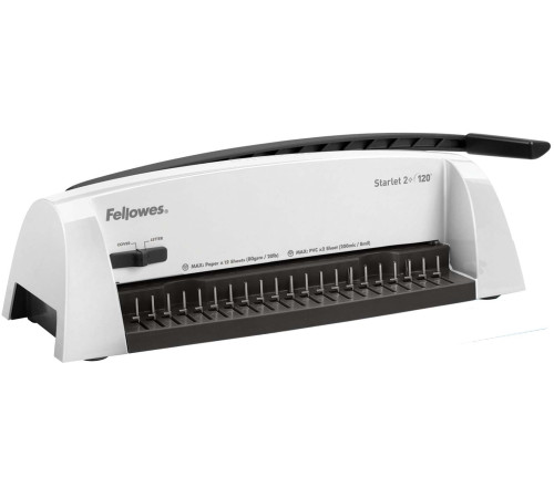 Переплетчик Fellowes STARLET 2+, белый/черный