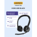 Гарнитура проводная Logitech H390, USB, черный
