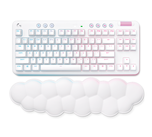 Клавиатура беспроводная игровая Logitech G715, подсветка, RGB, белый