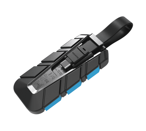 Внешний накопитель SSD 500GB ADATA SC740 SC740-500G-CBU, USB 3.1,черный/синий