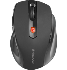 Мышь беспроводная Defender Ultra MM-315, 6 кнопок, 800-1600 dpi, черный