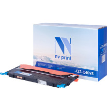 Тонер-картридж NVP NV-CLT-C409S для Samsung CLP 310/ 310N/ 315/ 315N/ 315W/ CLX 3170/ 3170N/ 3170FN/ 3175/ 3175FN/ 3175FW/ 3175N, голубой (1000 стр.)