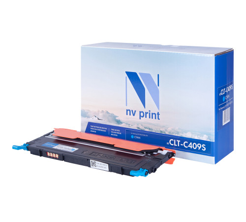 Тонер-картридж NVP NV-CLT-C409S для Samsung CLP 310/ 310N/ 315/ 315N/ 315W/ CLX 3170/ 3170N/ 3170FN/ 3175/ 3175FN/ 3175FW/ 3175N, голубой (1000 стр.)