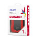 Внешний жесткий диск 1TB ADATA HD330, USB 3.1, красный/черный
