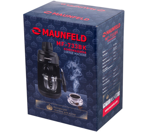 Кофемашина MAUNFELD MF-733BK