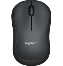 Мышь беспроводная Logitech M220 SILENT, серый/черный