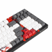 Клавиатура проводная игровая A4Tech S98 Naraka, механическая, USB, LED, черный/красный