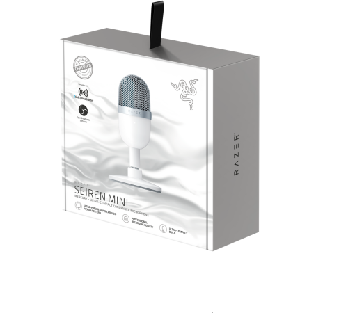 Микрофон проводной Razer Seiren Mini Mercury, белый