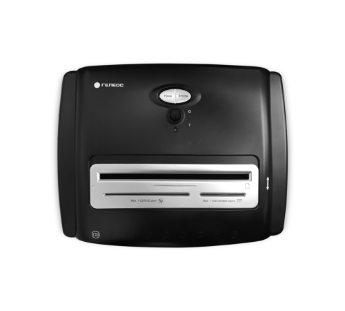 Уничтожитель документов ГЕЛЕОС УМ42-4, черный/серебристый