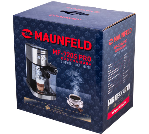 Кофеварка рожковая MAUNFELD MF-720S PRO