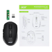 Мышь беспроводная Acer OMR070, 6 кнопок, 1600 dpi, BT, черный