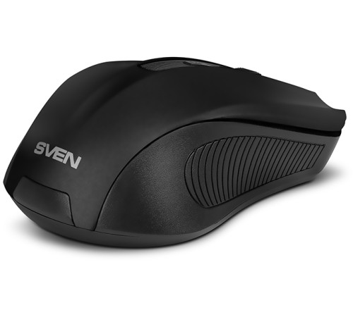 Мышь беспроводная SVEN RX-350W, 6 кнопок, 600-1400 dpi, SoftTouch, черный