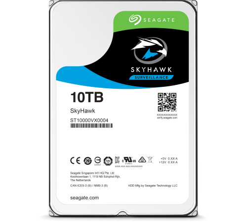 Жесткий диск 10TB Seagate SkyHawk ST10000VX0004