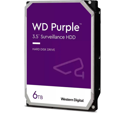 Жесткий диск 6TB Western Digital Purple Surveillancer WD64PURZ