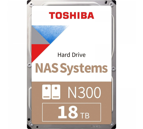 Жесткий диск 18TB Toshiba N300 NAS HDWG51JXZSTA