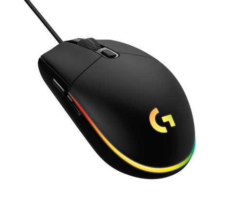 Мышь проводная игровая Logitech G102 LIGHTSYNC, черный