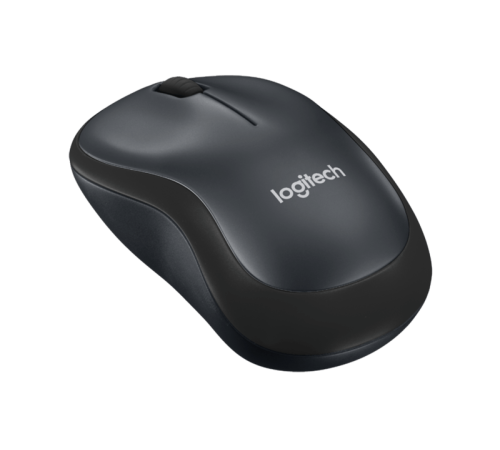 Мышь беспроводная Logitech M220 SILENT, серый/черный