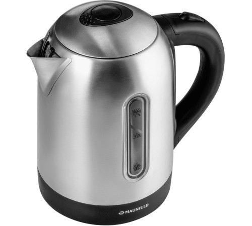 Чайник MAUNFELD MGK1711S, серебристый/черный