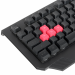 Клавиатура проводная игровая A4Tech B120N, мультимедийная, USB, LED, 1.8 м, черный