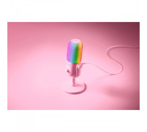 Микрофон проводной Razer Seiren V3 Chroma, розовый