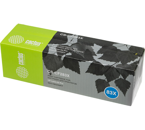 Картридж Cactus CS-CF283X CF283X для HP LJ Pro M225dn/M201/M202 (2200 стр.)