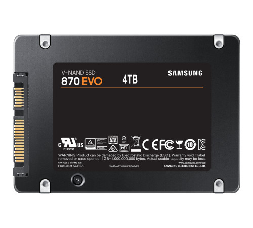 Твердотельный накопитель Samsung 870 EVO, 4TB, 2.5"