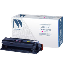 Тонер-картридж NVP NV-CE253A/NV-723 для HP/Canon Color LaserJet CP3525/ CP3525n/ CP3525dn/ CP3525x/ LBP 7750 i-Sensys 7750cd/ 7750Cdn, пурпурный (7000 стр.)