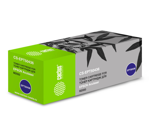 Картридж Cactus CS-EPT50436 S050436 для Epson AL M2000 (3500 стр.)