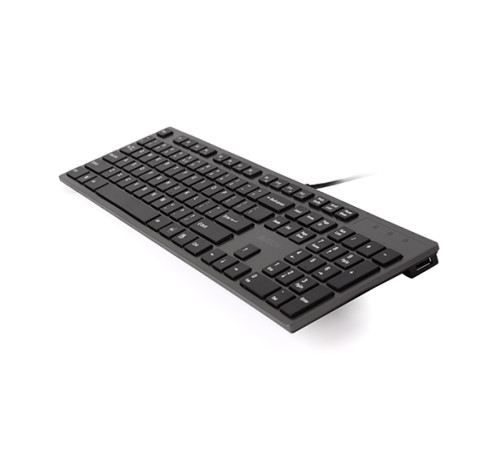 Клавиатура проводная A4Tech KV-300H, серый/черный