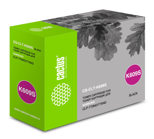 Картридж Cactus CS-CLT-K609S CLT-K609S для Samsung CLP 770/770ND/775/775N, черный (7000 стр.)