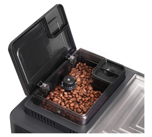 Кофемашина KORTING KACM 2009 Presto, серебристый/черный