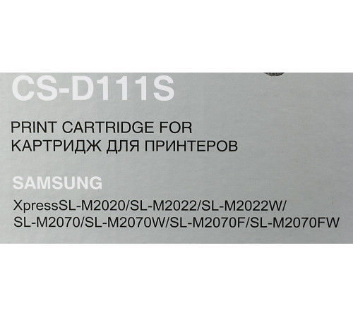 Картридж Cactus CS-D111S MLT-D111S для Samsung Xpress M2022/M2020/M2021/M2070 (1000 стр.)