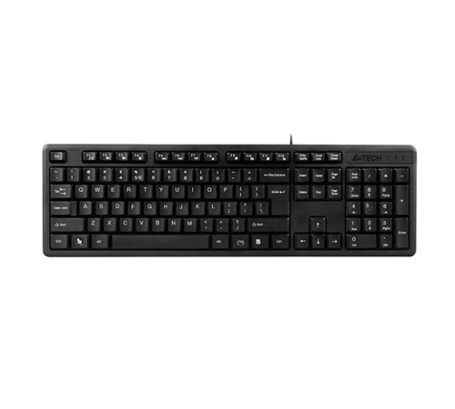 Клавиатура проводная A4Tech KK-3, черный