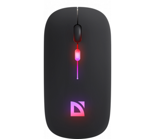 Мышь беспроводная Defender  Touch MM-997, 2.4, BT, RGB, 400mAh, бесшумная, черный