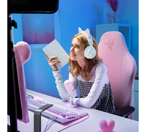 Гарнитура беспроводная Razer Kraken Kitty V3 Pro, белый