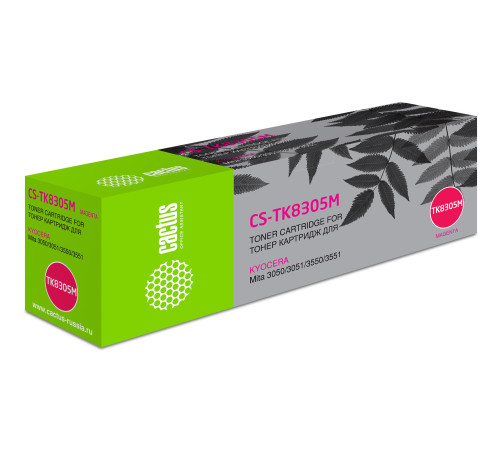 Картридж Cactus CS-TK8305M TK-8305M для Kyocera Mita 3050/3051/3550/3550ci/3551/3551ci, пурпурный (15000 стр.)