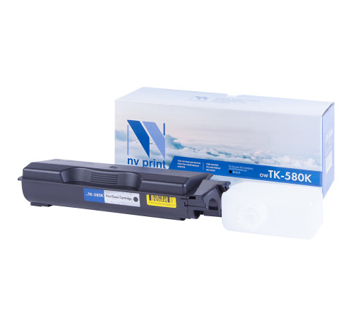Тонер-картридж NVP NV-TK-580 для Kyocera Ecosys P6021/ P6021cdn/ FS C5150/ C5150DN, черный (3500 стр.)