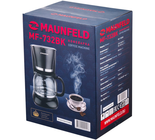 Кофеварка MAUNFELD MF-732BK