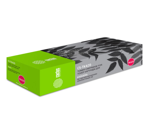 Картридж Cactus CS-TK420 TK-420 для Kyocera Mita KM 2550/KM 2550S (15000 стр.)