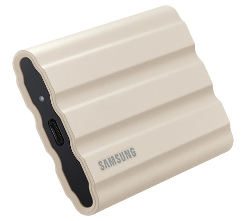 Внешний накопитель SSD 2TB Samsung T7 Shield  MU-PE2T0K/WW, USB 3.2, бежевый