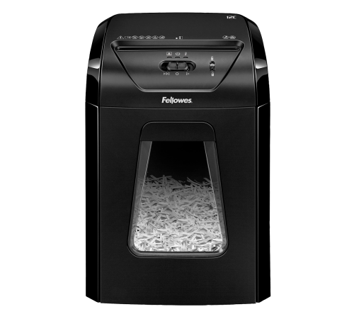 Уничтожитель документов Fellowes Powershred 12C, черный