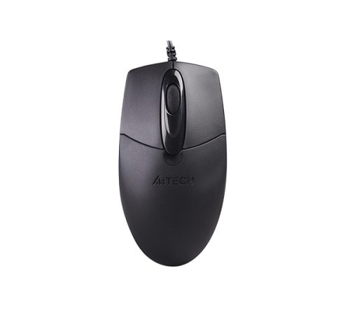 Мышь проводная A4Tech OP-720, 1200 dpi, USB, 3 кнопки, черный