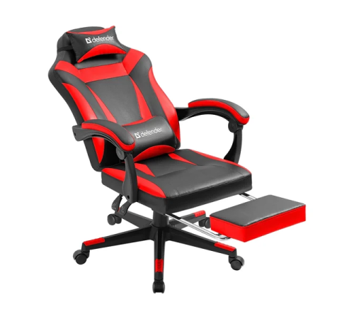 Кресло компьютерное Defender Cruiser, черный/красный