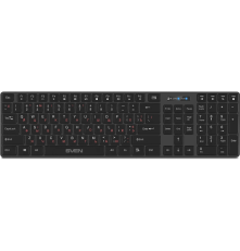 Клавиатура беспроводная SVEN KB-E5300W, 109 клавиш+12Fn, серый