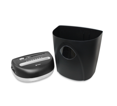 Уничтожитель документов ГЕЛЕОС УП23-4, черный/серебристый