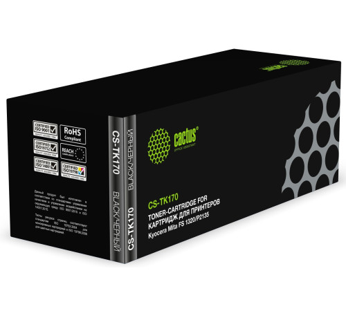 Картридж Cactus CS-TK170 TK-170 для Kyocera Mita FS 1320/P2135 (7200 стр.)