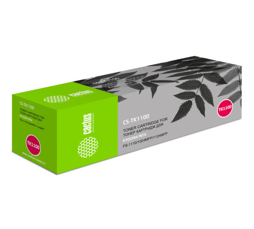 Картридж Cactus CS-TK1100 TK-1100 для Kyocera Mita FS-1110/1024MFP/1124MF (2100 стр.)