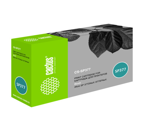 Картридж Cactus CS-SP377 408162 для Ricoh Aficio SP 377DNwX/377SFNwX  (6400 стр.)