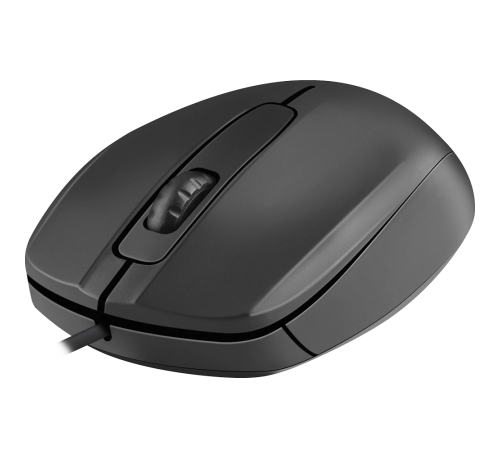 Мышь проводная Defender Alpha MB-507, 3D, бесшумная, 1.8 м, черный